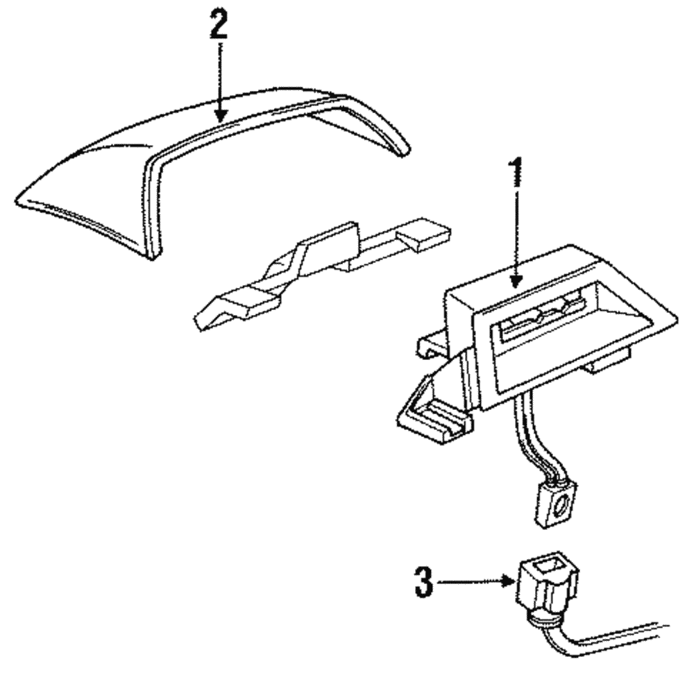 Harness Assembly-High Mt S/Lp Wrg - GM (12106128)
