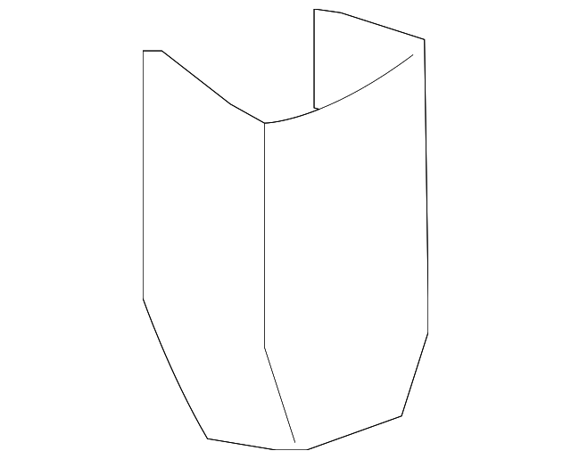 Toyota 73233-0C010-B0 Lap Belt Outer Anchor Cover