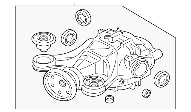 Genuine OEM Differential Assembly Part# LR096011 Fits 2018-2023 
