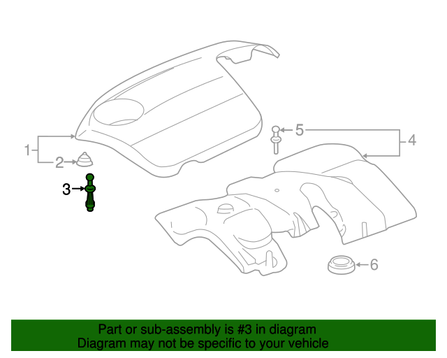 genuine-bmw-11-12-7-848-457-engine-cover-pin-free-shipping-on-most