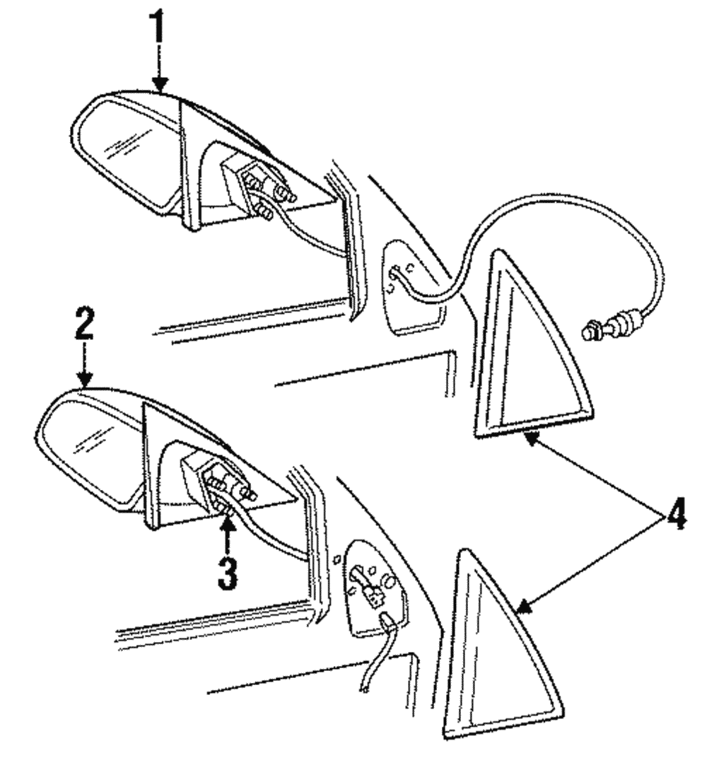 Mirror Motor - GM (12365101)