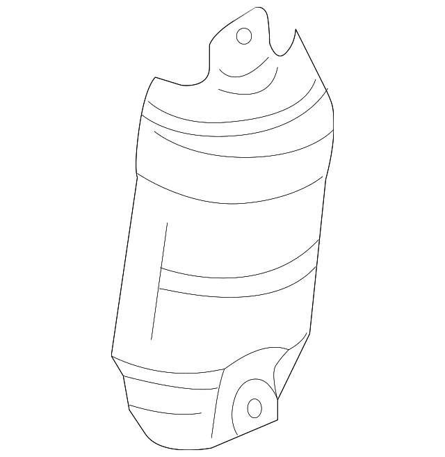 2558820020 Heat Shield 20042006 Lexus RX330 MyLexusParts