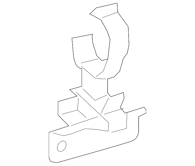 Genuine BMW 64539303491 A/C Refrigerant Line Bracket FREE