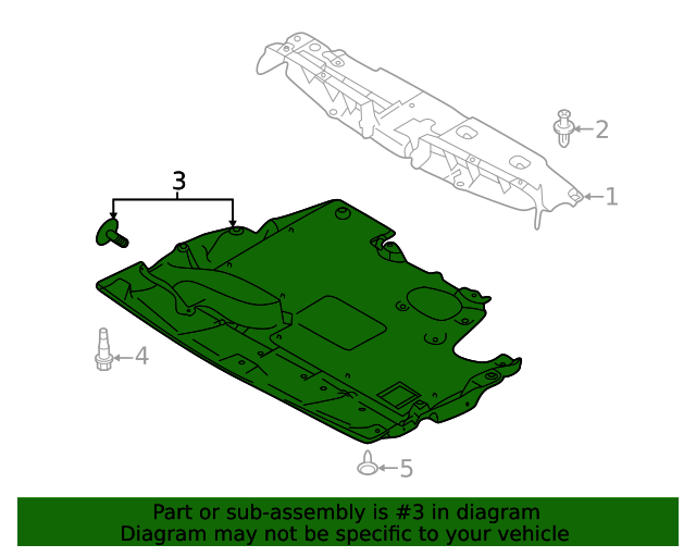 20192022 Subaru Ascent Splash Shield 56410XC00A XportAuto