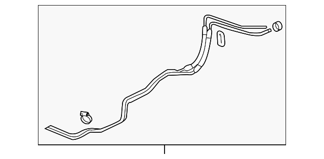 Automatic Transmission Fluid Cooler Inlet and Outlet Line - GM (15147184)