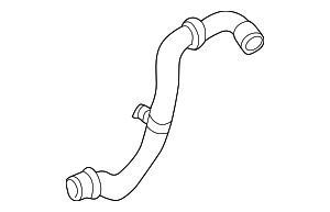 Radiator Coolant Hose - Mercedes-Benz (1170780581)