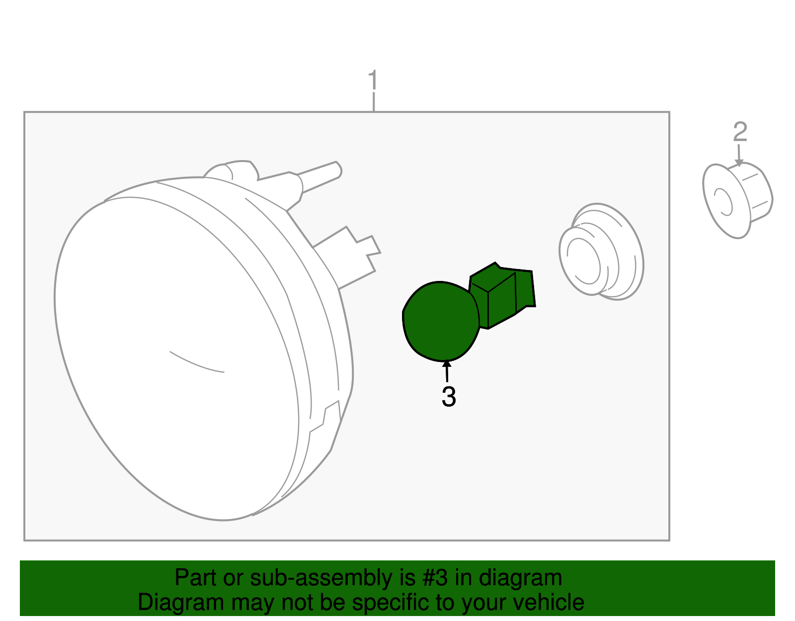Multi-Purpose Light Bulb - GM (15199562)