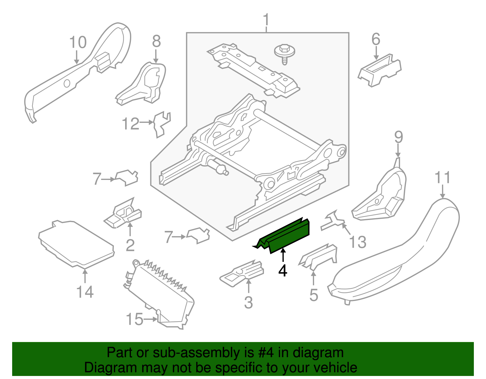 Track Cover - Ford (GD9Z-5461749-AR)