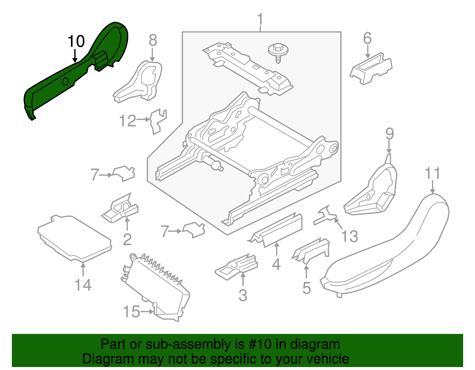 Inner Finish Panel - Ford (GD9Z-5462187-AA)