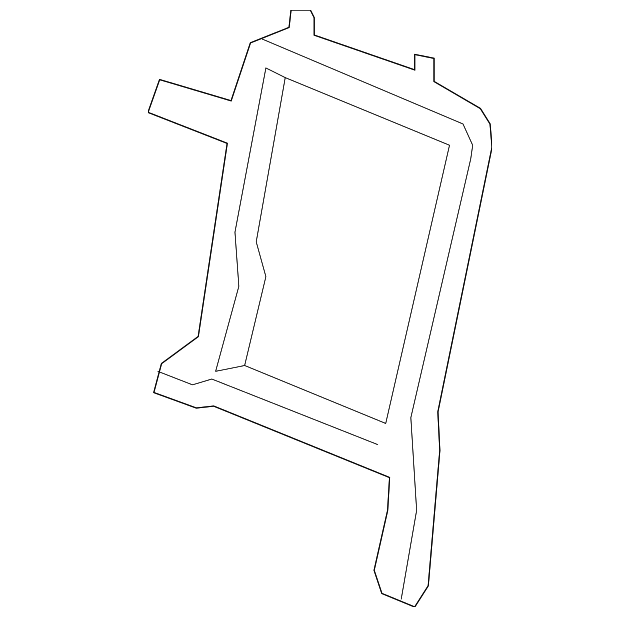 Passenger Side Rear Seat Back Frame (19127641)