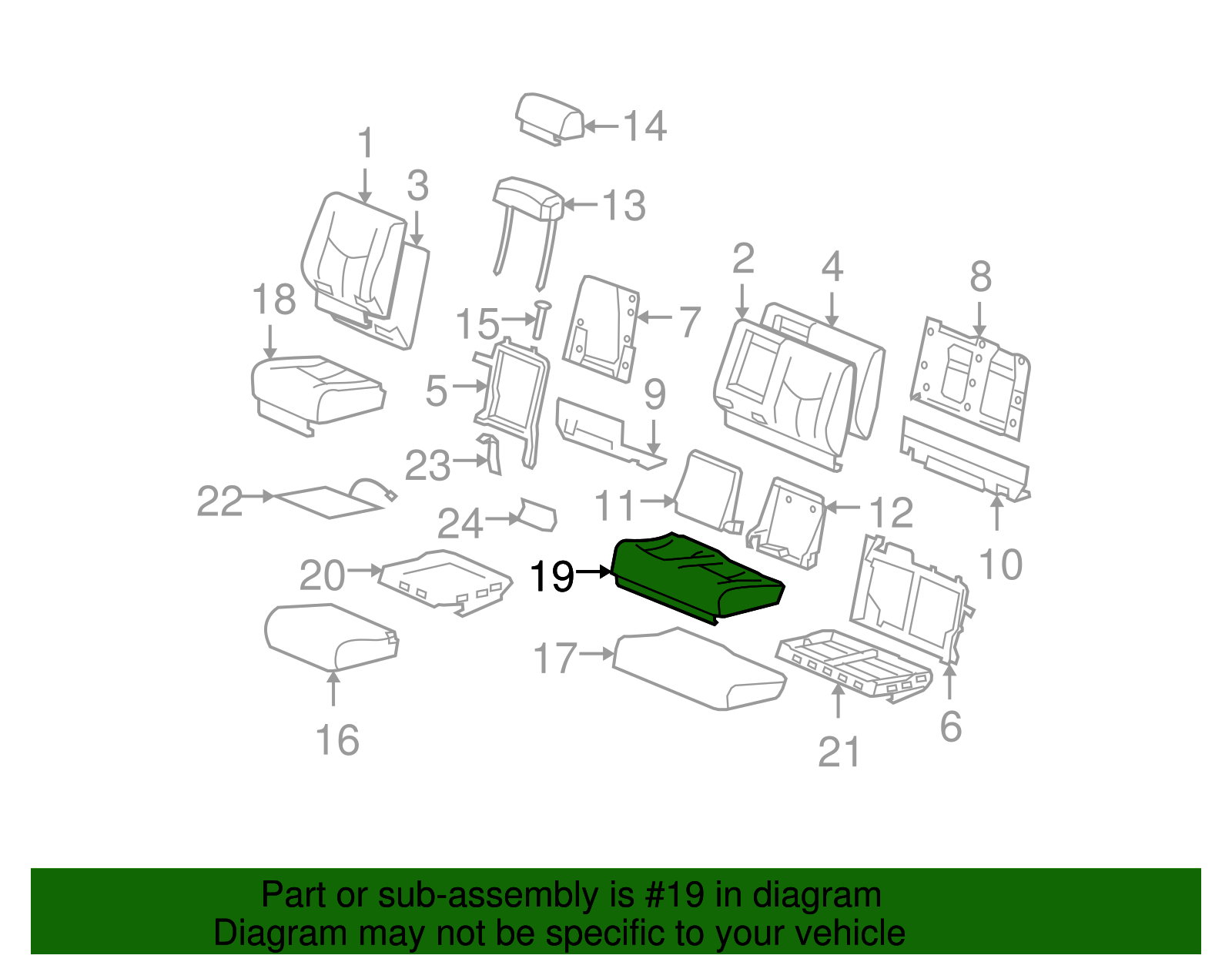 Cover, R/Seat Cushion *Brick (19127636)