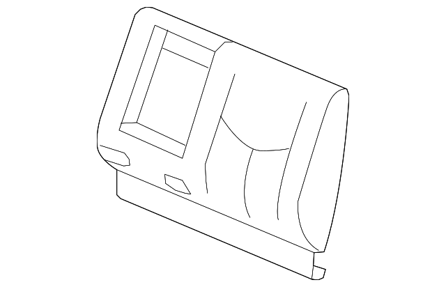 Cover, R/Seat Black Cushion                    *Ebony (19127631)