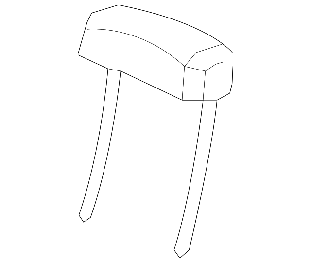 Brick Rear Seat Head Restraint (19127986)