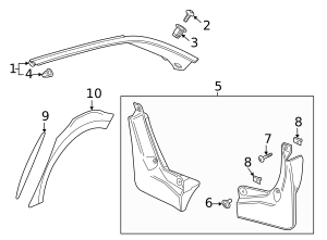 2018-2020 Buick Regal TourX F Clip 39226620 GM | Flow Automotive Center ...