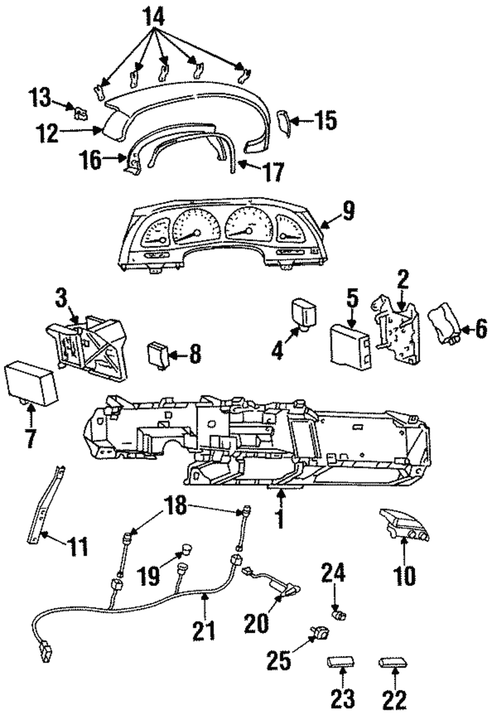 Harness Assembly-Hdlp Auto Control &  Sun Load Te - GM (12120166)