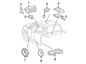 86150-0C010 - Speaker 2007-2013 Toyota Tundra | AutoNation Parts