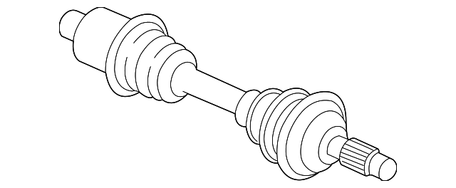 Shaft Kit, Front Whl Drv - GM (19331036)