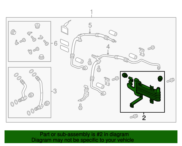 Genuine Trans Cooler for 20162020 Acura MDX Part 255005NC013 Curry Acura