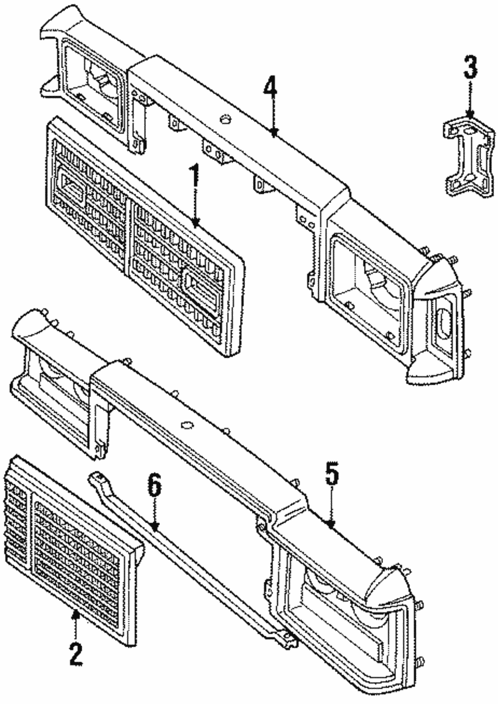 Header Panel Bracket - Ford (E8AZ-8B455-A)