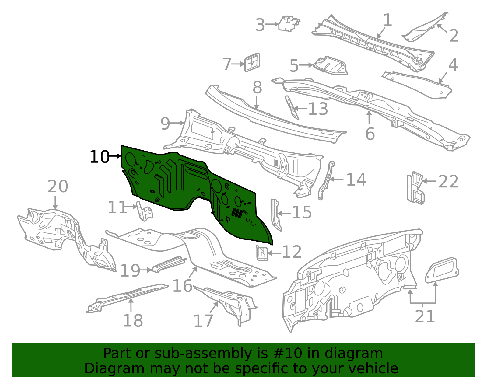 Dash Panel - GM (84389425)
