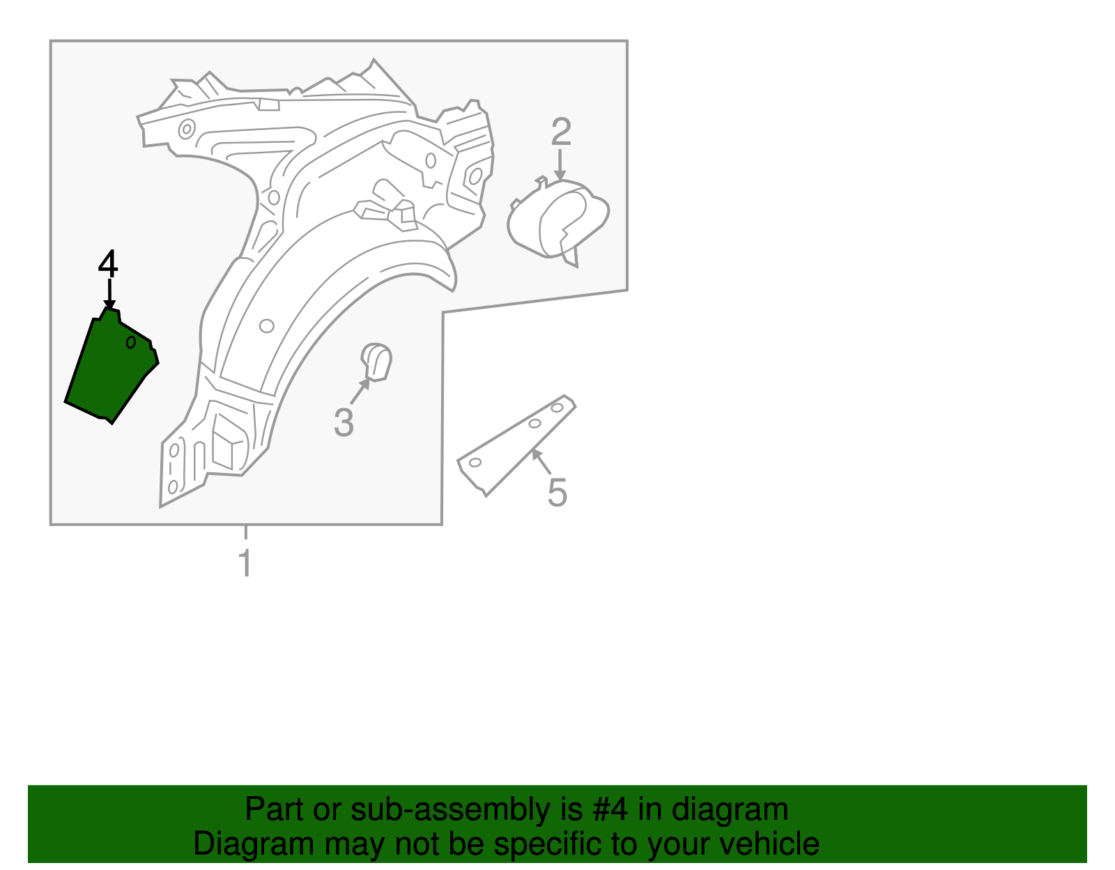 Lock Pillar Reinforced - Ford (GD9Z-54250A06-A)