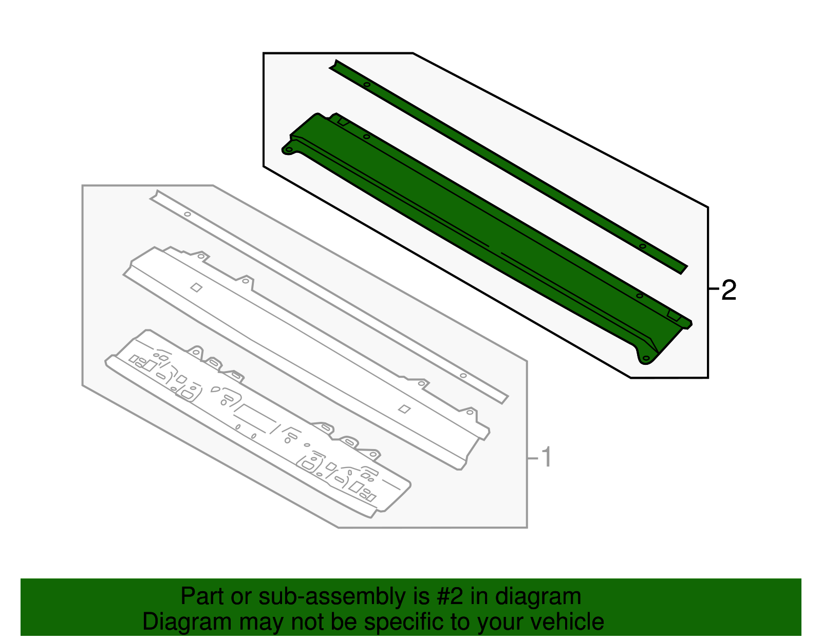 Roof Header Panel - Ford (FR3Z-7650202-A)