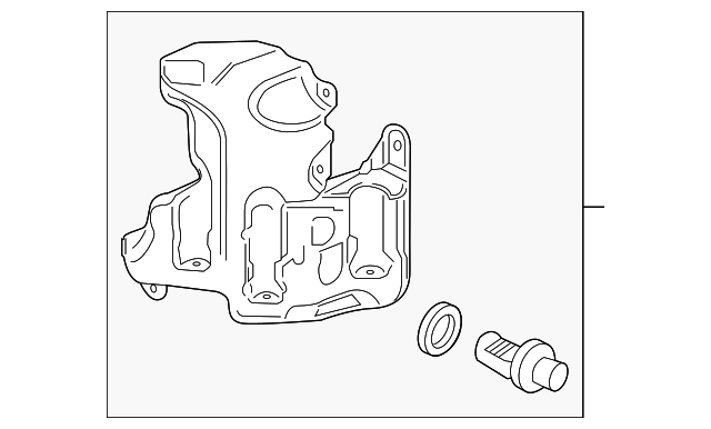 Chevrolet GM OEM Malibu Wiper Washer-Windshield Fluid-Reservoir Tank 23338935 Chevrolet GM OEM Malibu Wiper Washer-Windshield Fluid-Reservoir Tank 23338935