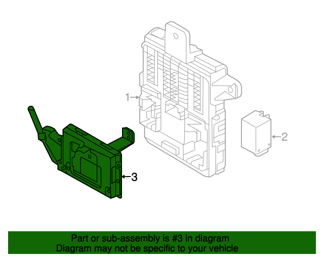 Genuine Body Control Module for 20132014 Hyundai Santa Fe Sport Part