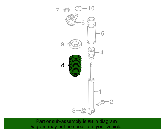 20172021 Kia Sportage Coil Spring 55350 D9CE0