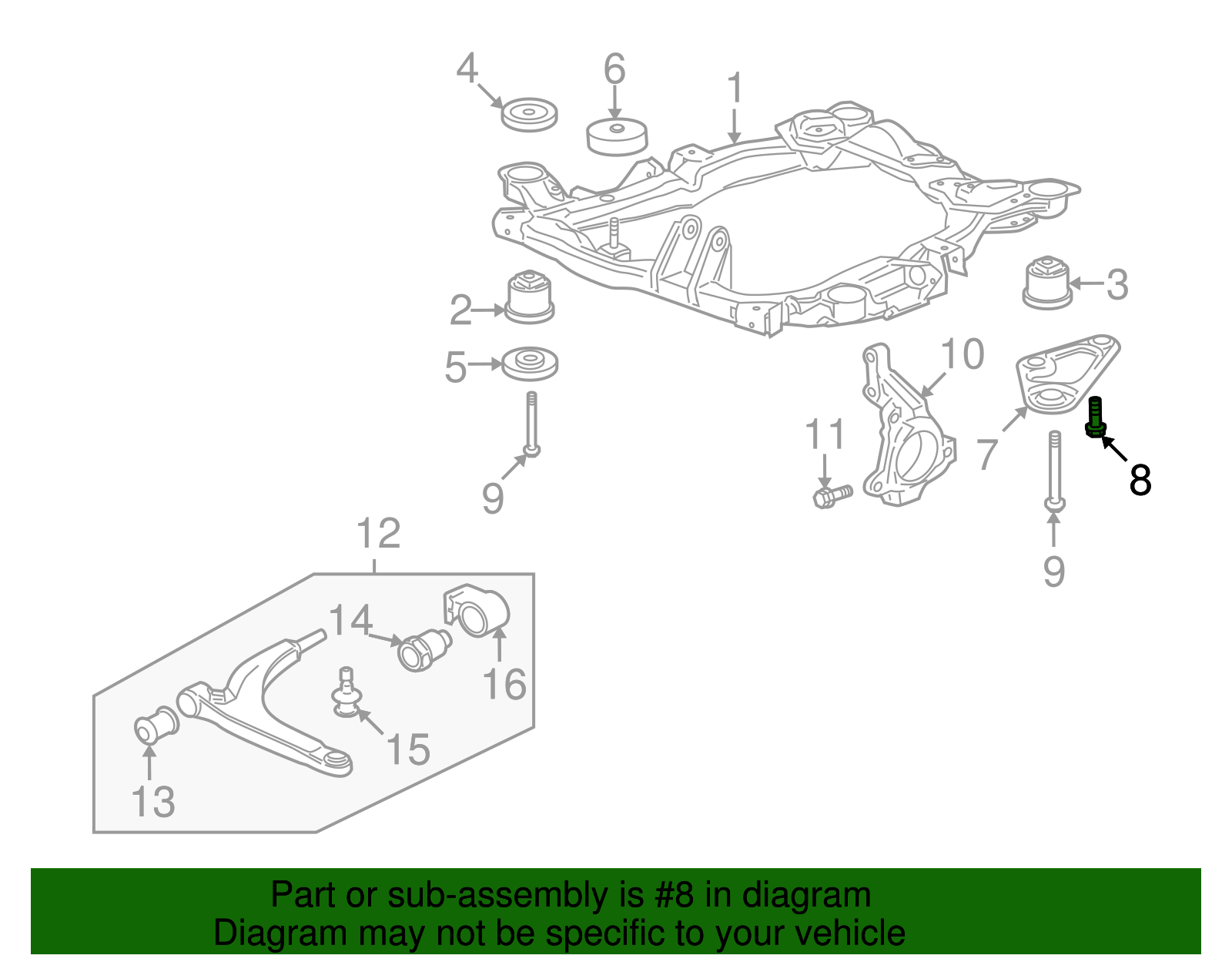 Multi-Purpose Bolt - GM (11518693)
