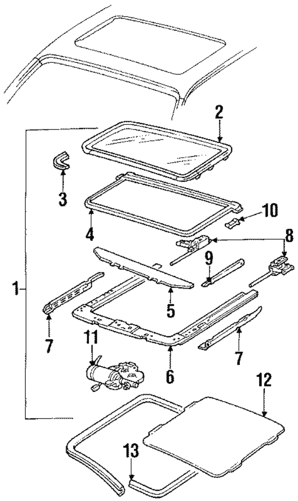 Sunshade Guide - GM (20501754)