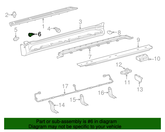20032021 Lexus Fender Liner Grommet 90189A0002 Longo Lexus