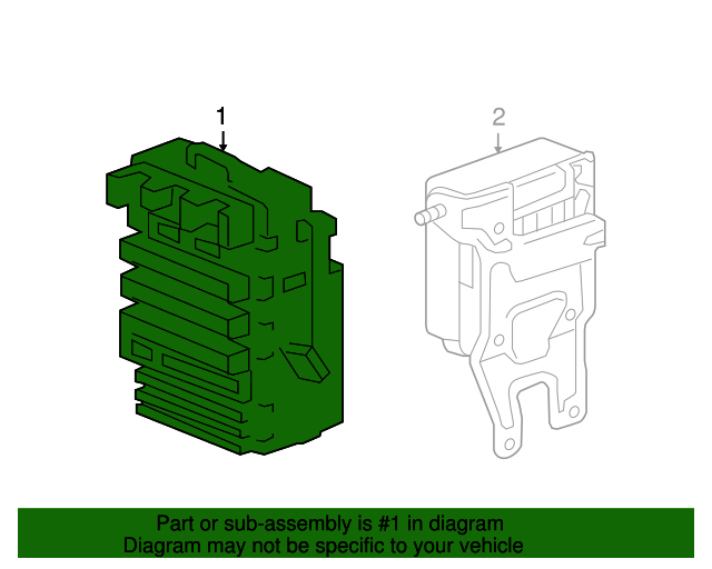 38200SNAA02 Box Assembly, Fuse 2006 Honda Civic Honda Car Parts