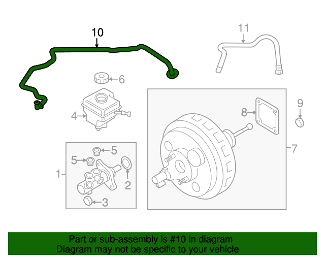 20112018 Porsche Cayenne Vacuum Hose 95835557702 Porsche Marin