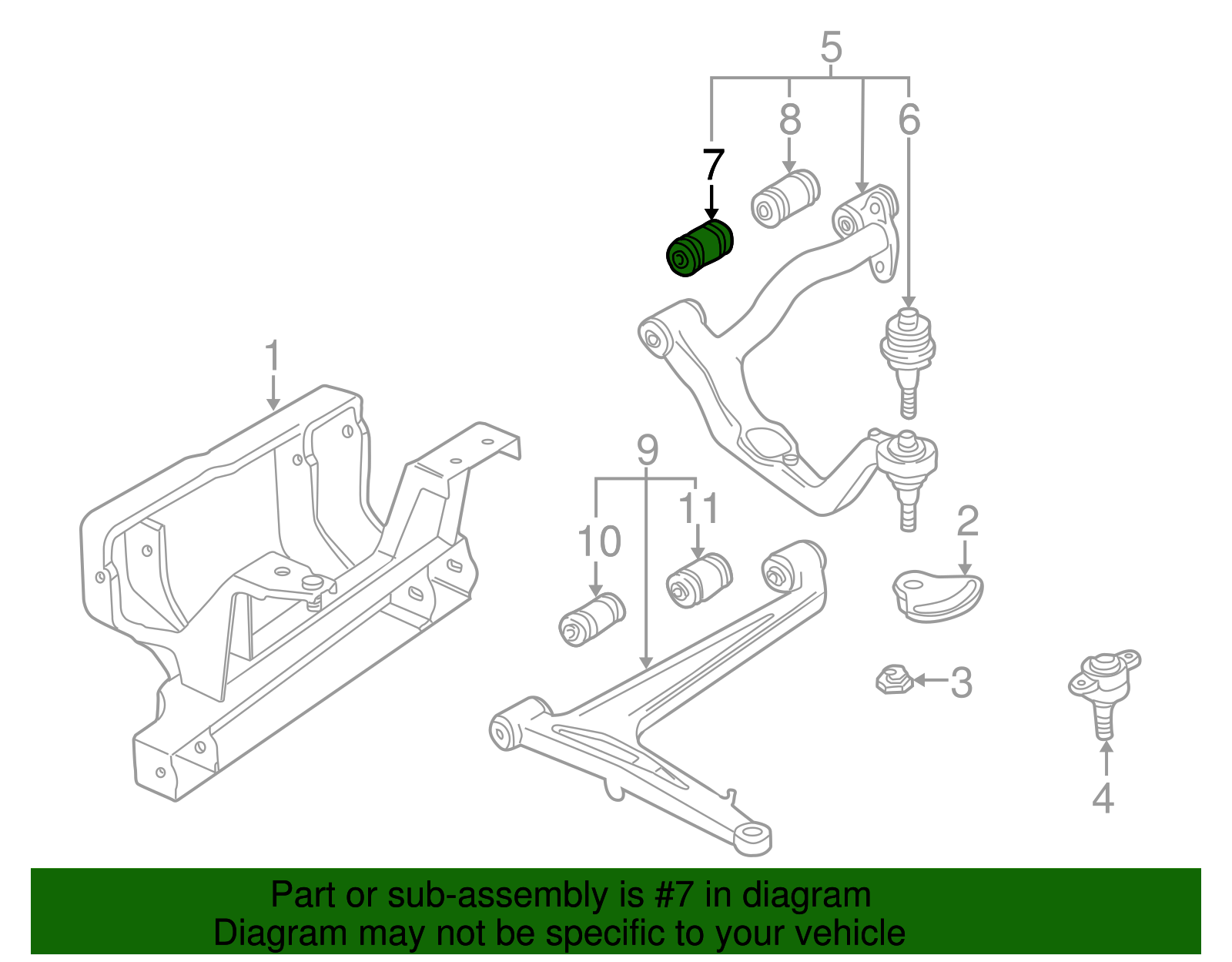 Control Arm Bushing 701-407-077-A