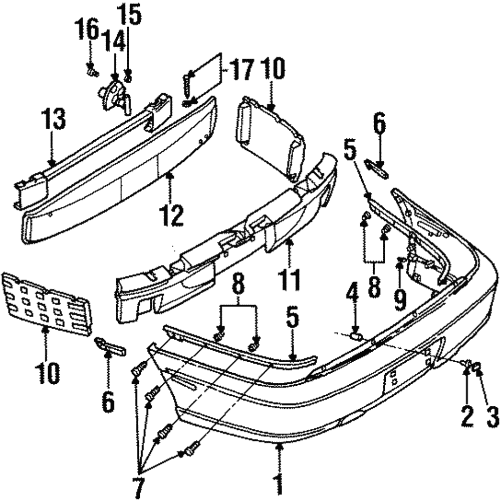 Pin, Rear Bpr Imp Bar - GM (90563337)