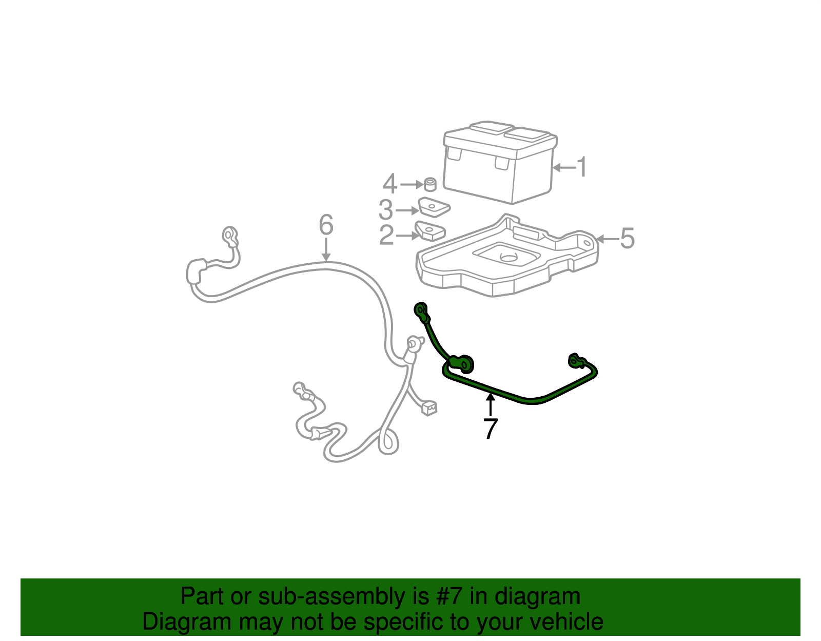 Positive Cable - GM (12157436)