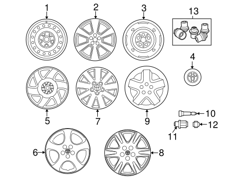 Wheels for 2003 Toyota Corolla #0