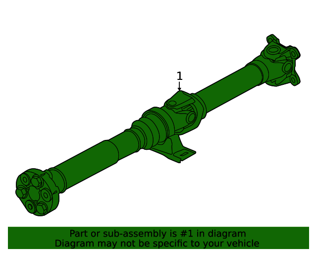 Genuine BMW 26107572907 Drive Shaft FREE Shipping on Most