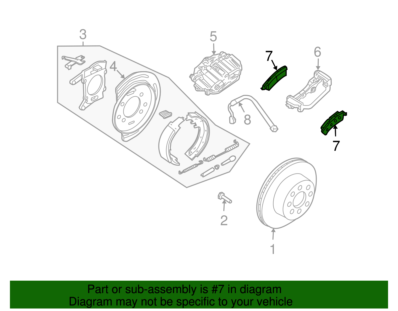 Brake Pads - GM (19210705)