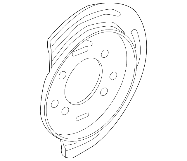 20062022 GM Rear Parking Brake Anchor Backing Plate Kit with Plate and Shield 15949892