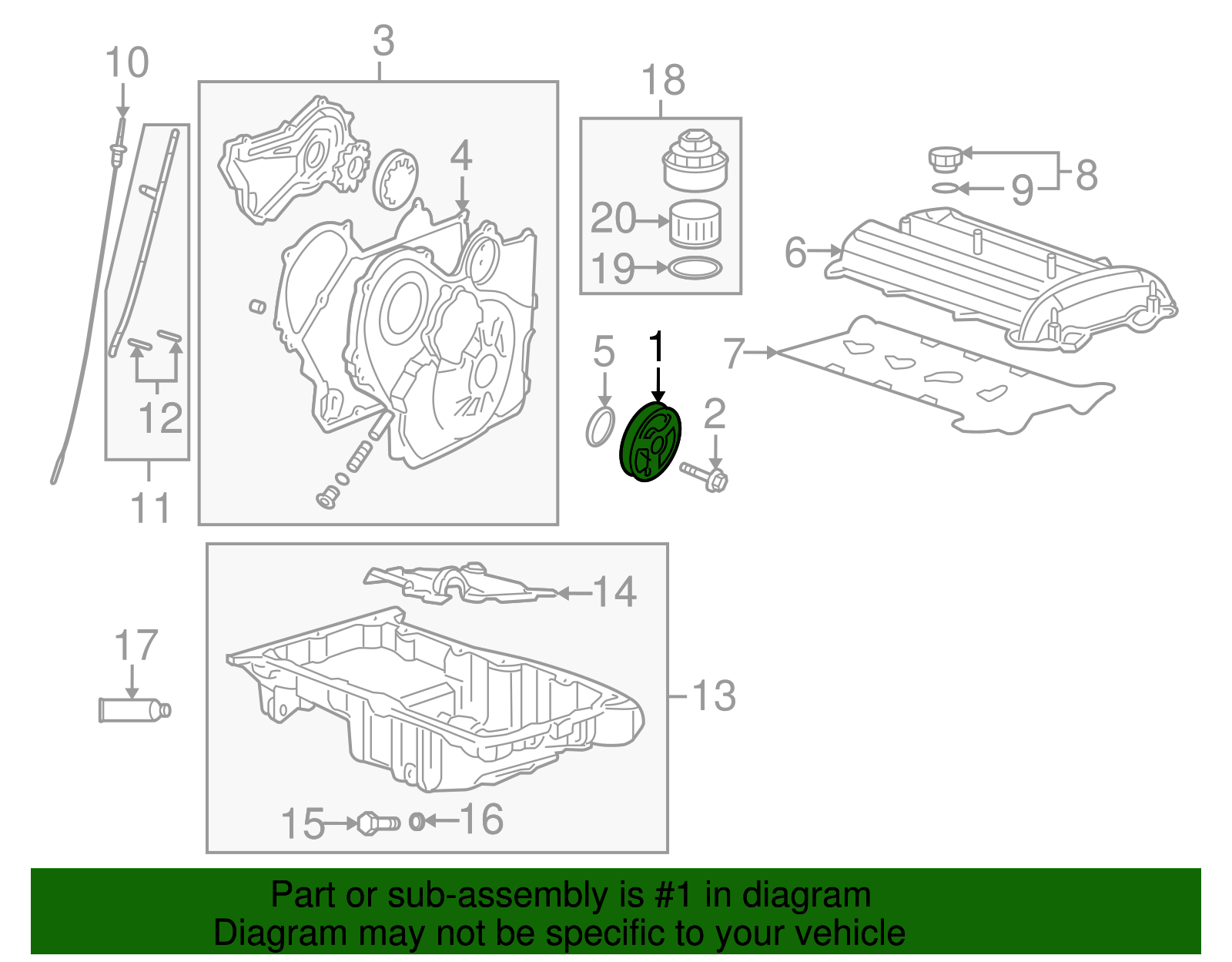 Crankshaft Balancer - GM (12583151)