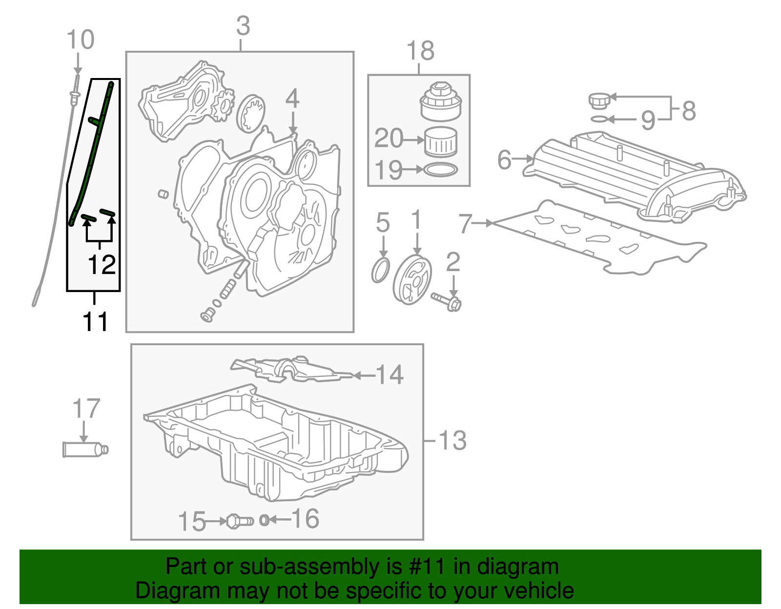 Tube Assembly, Oil Lvl Ind - GM (12583153)