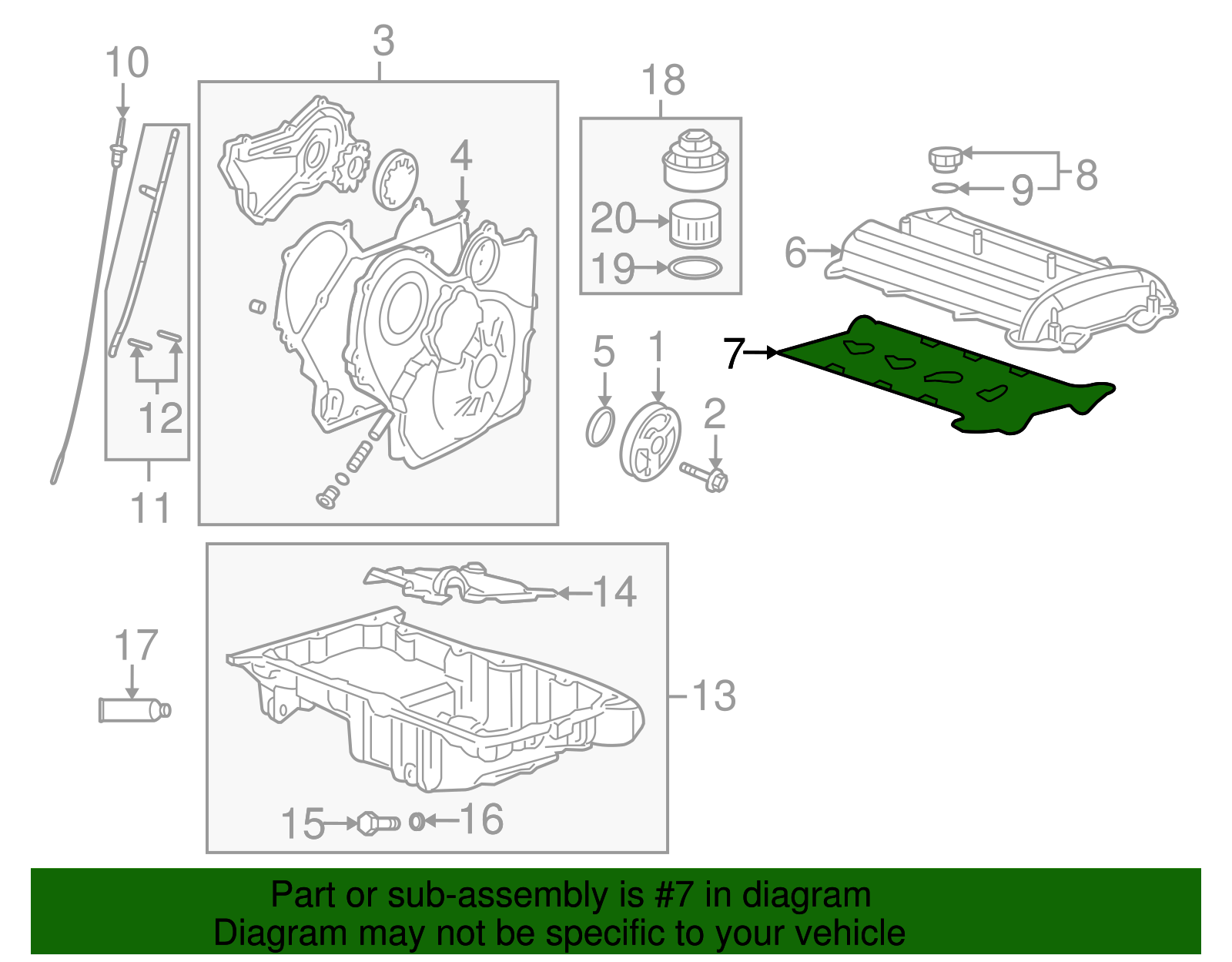 Valve Cover Seal - GM (90537687)