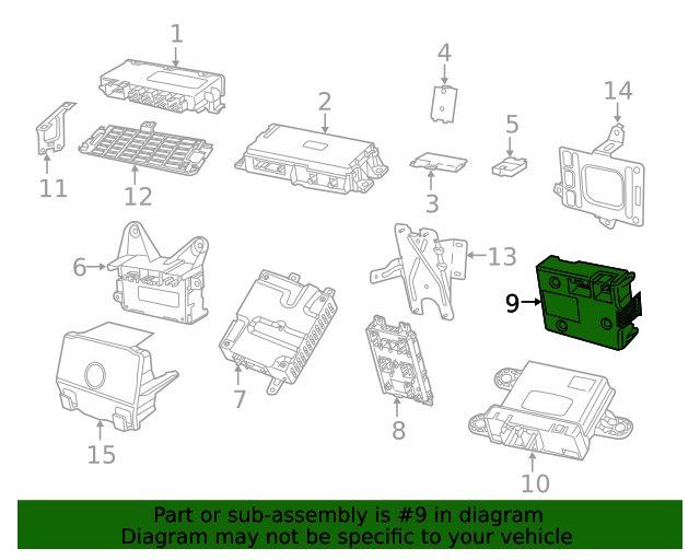 20192021 Ram Trailer Light Control Module 68413389AC XportAuto