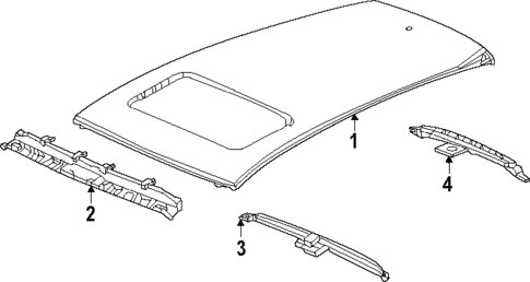Roof & Components for 2024 Honda CR-V Honda Parts Online