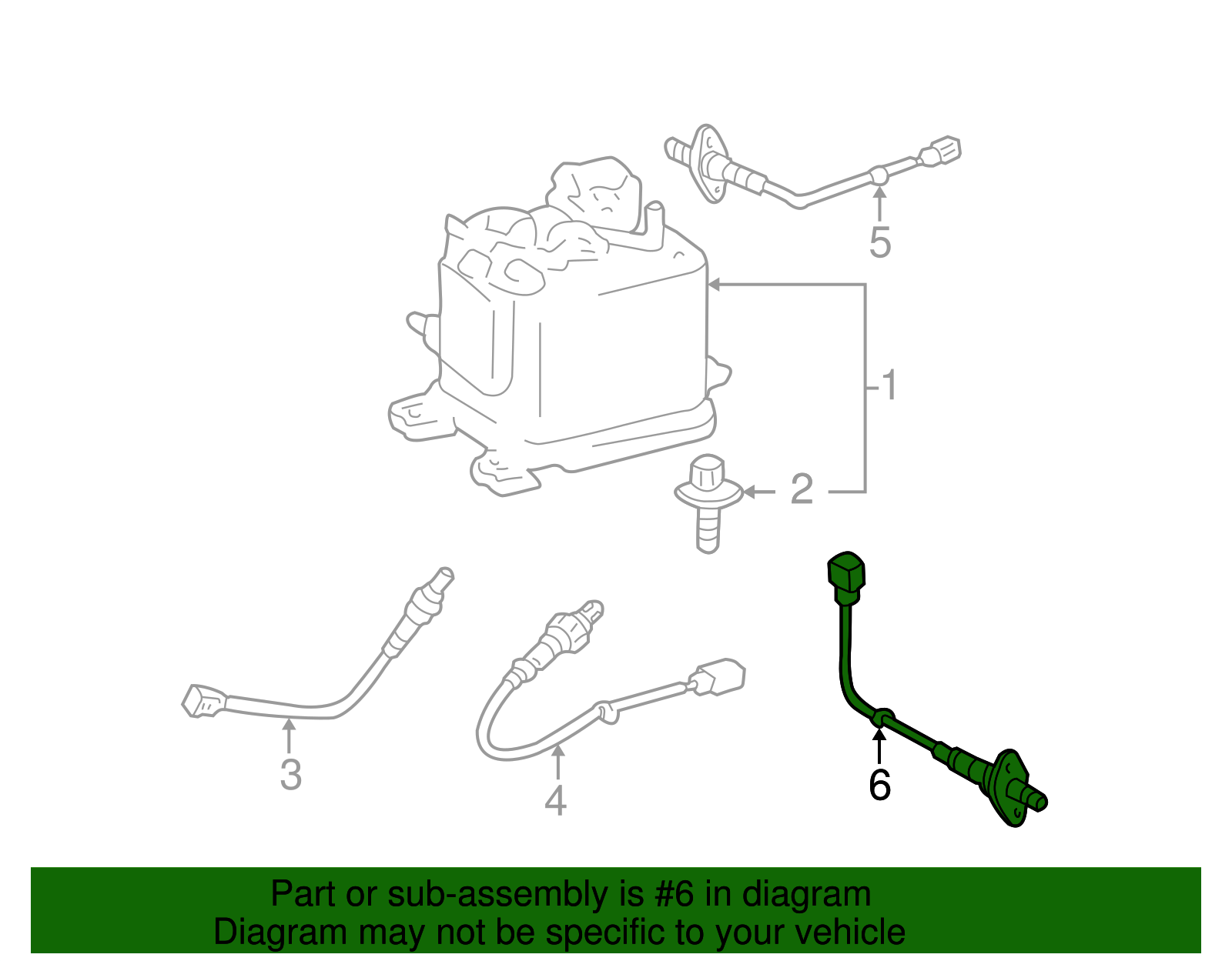 Oxygen Sensor - Toyota (89465-09380)