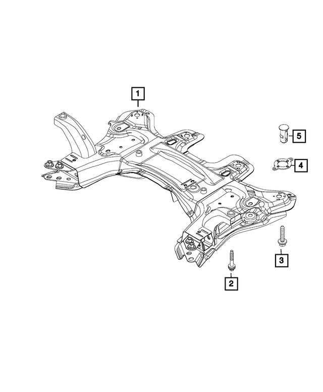 2017-2018 Mopar Front Suspension Cross-Member 68439293AA | My 