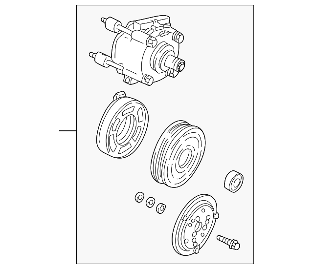 A/C Compressor - Ford (XW7Z-19V703-BARM)