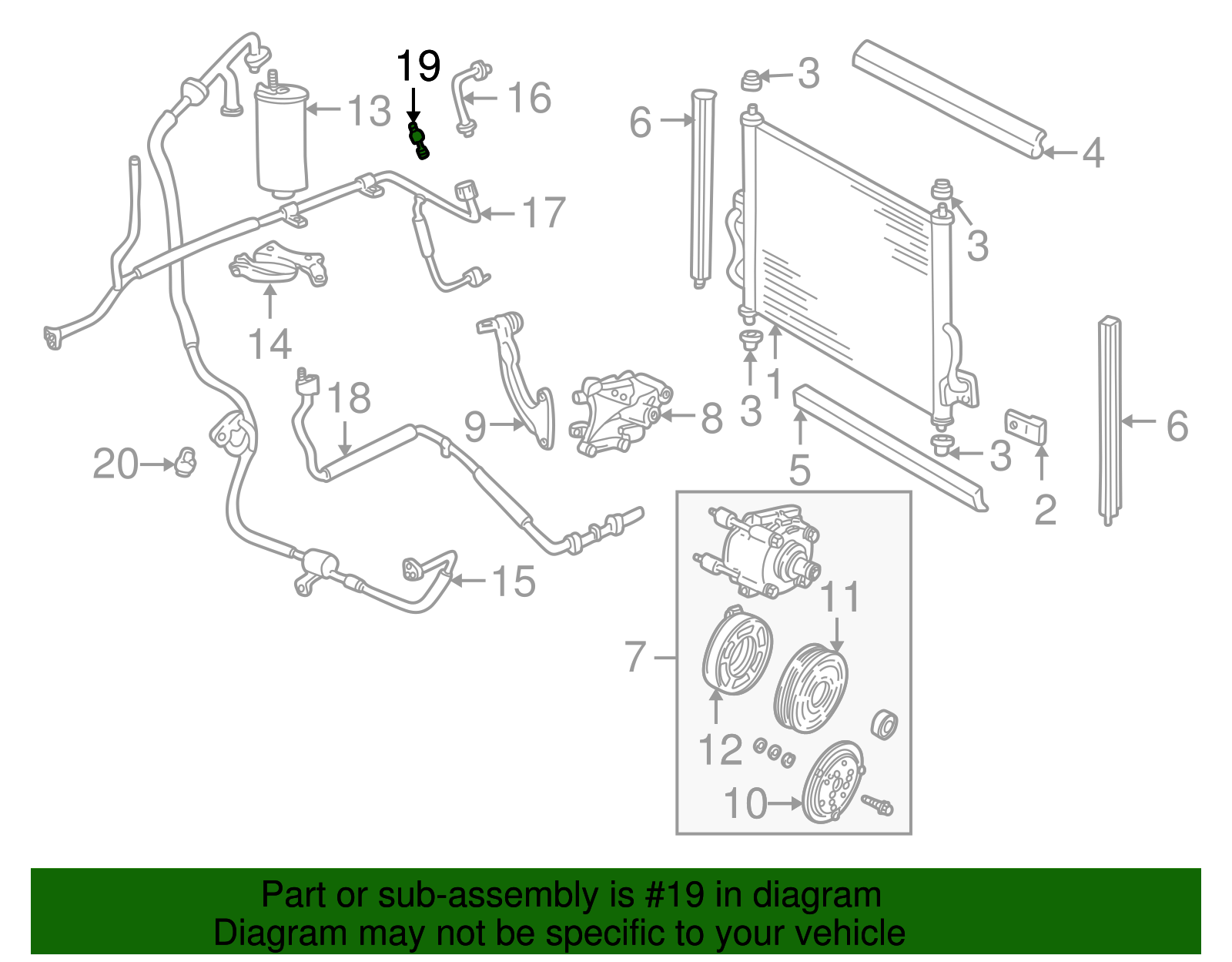 Motorcraft™ Switch Assembly - Ford (YH-2013)